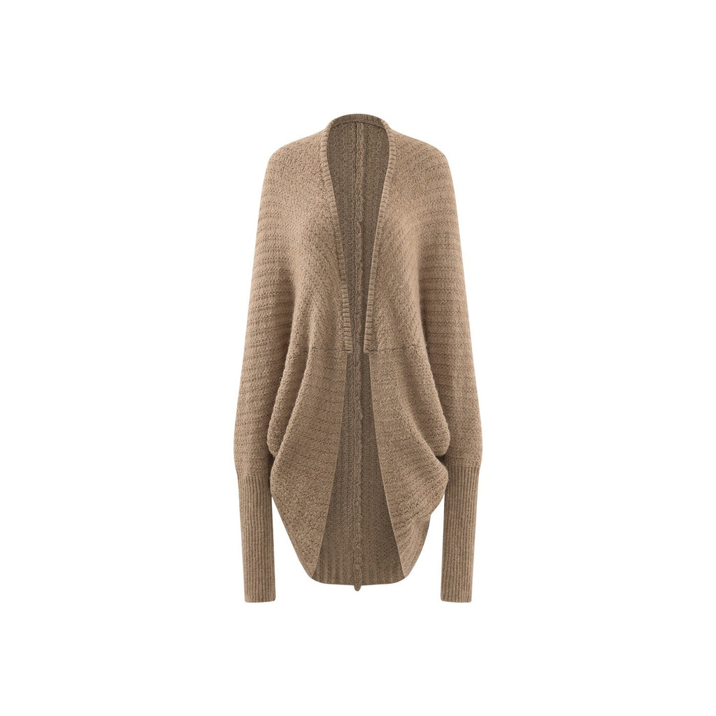 Rase_le_sol_Khaki_Oversized_Long_Relaxed_Cozy_Open_Women's_Knit_Cardigans_984995420735_MISSTT