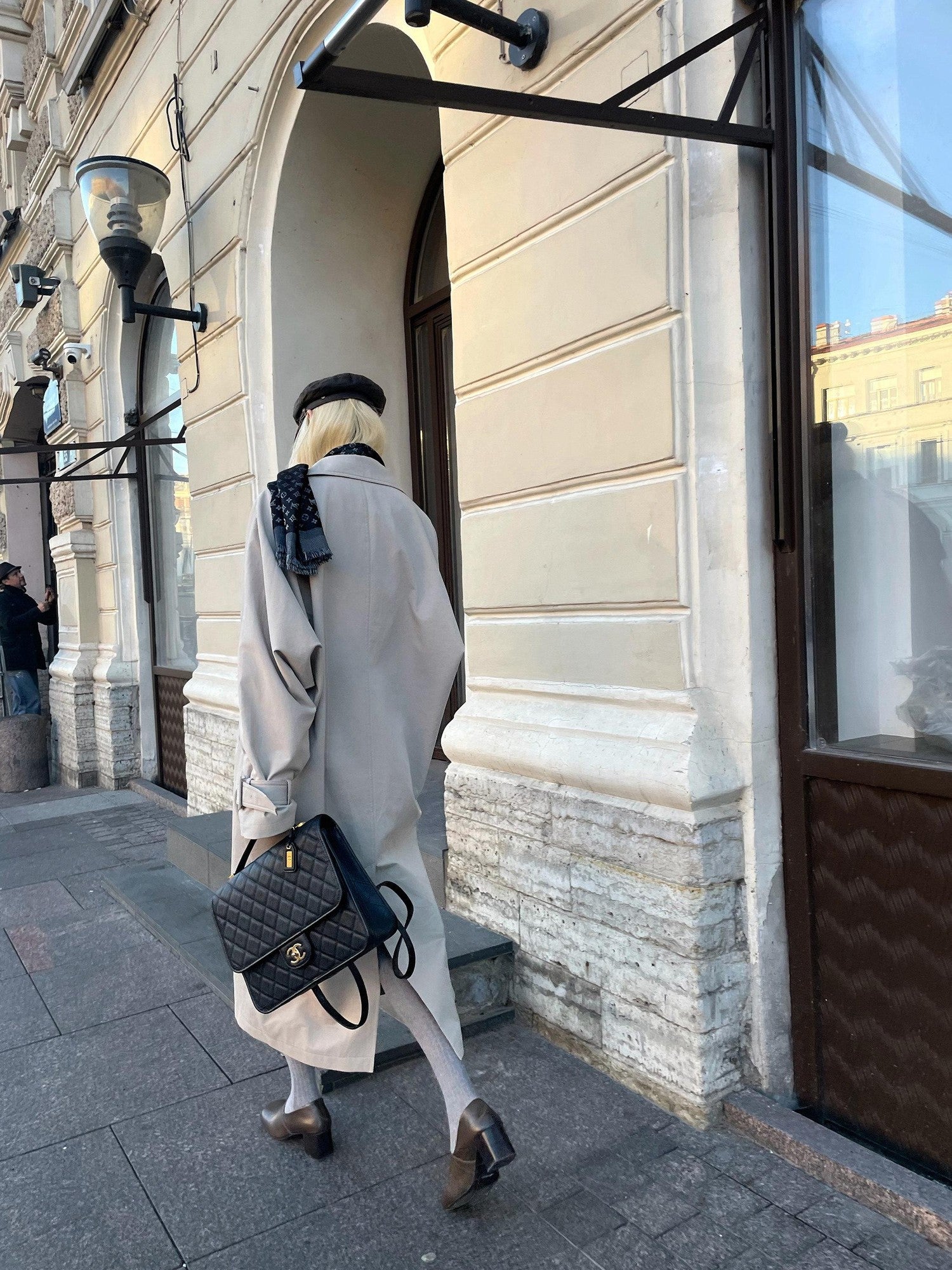 Rase le sol Khaki Oversized Longline Quilted Women's Cotton Padded Trench Coats