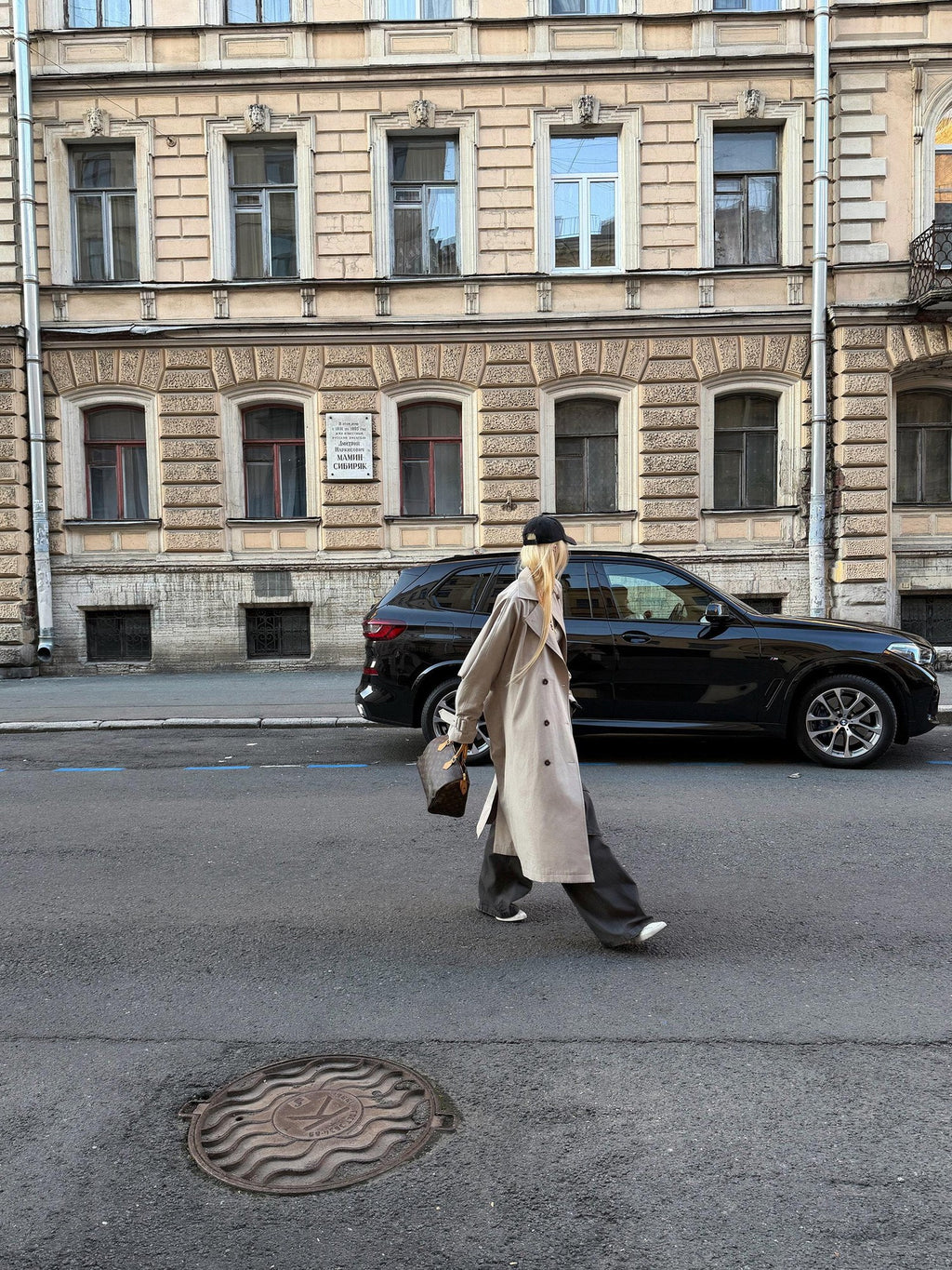 Rase le sol Khaki Oversized Longline Quilted Women's Cotton Padded Trench Coats