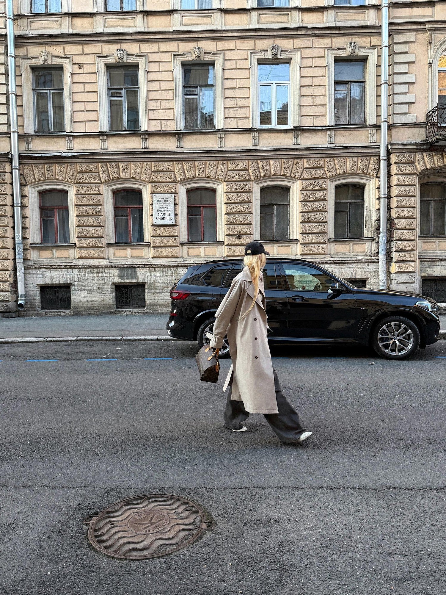 Rase le sol Khaki Oversized Longline Quilted Women's Cotton Padded Trench Coats