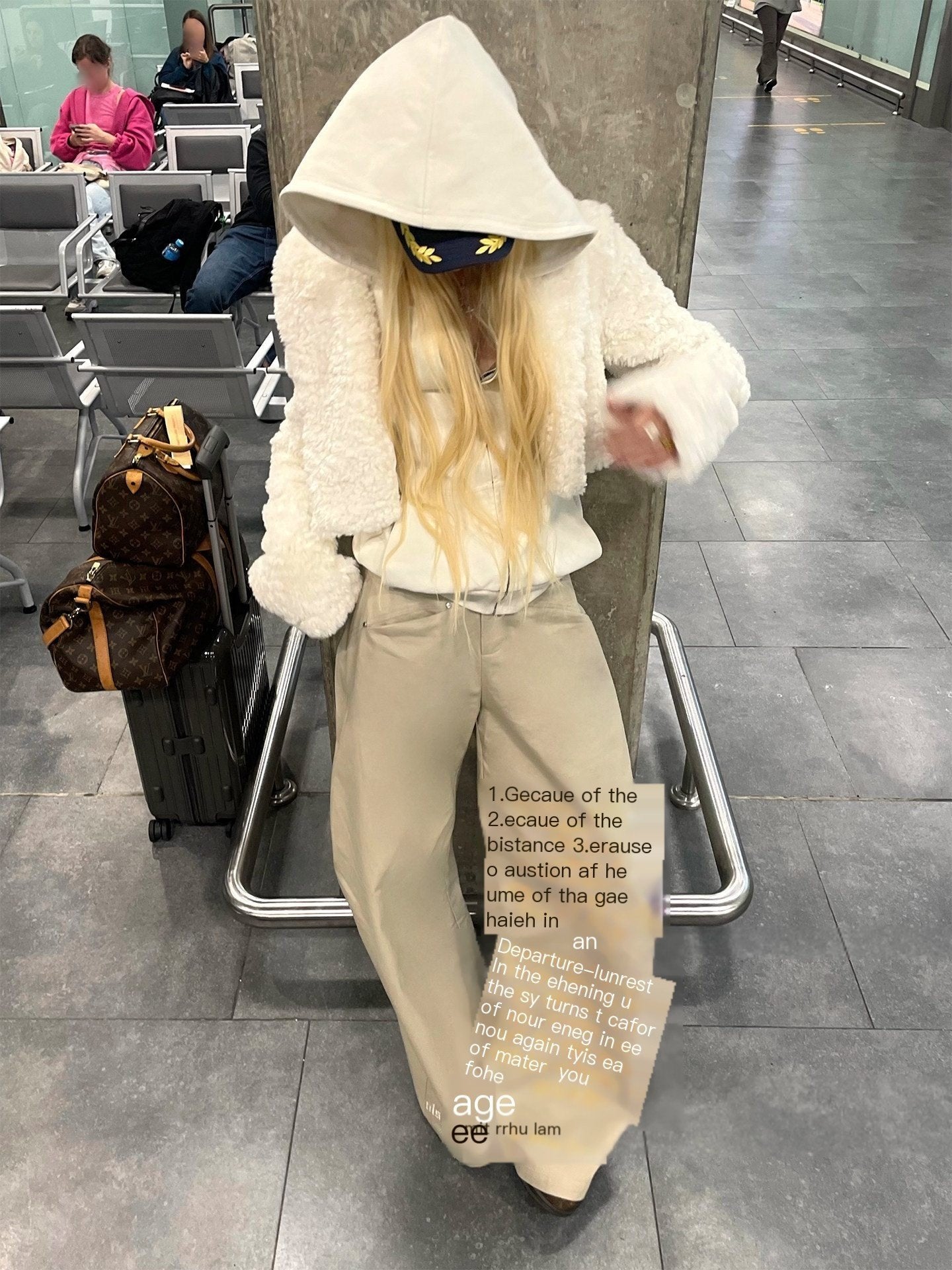Rase_le_sol_Khaki_Printed_Relaxed_Straight_Women's_Fleece_Lined_Wide-leg_Pants_986753542903_MISSTT