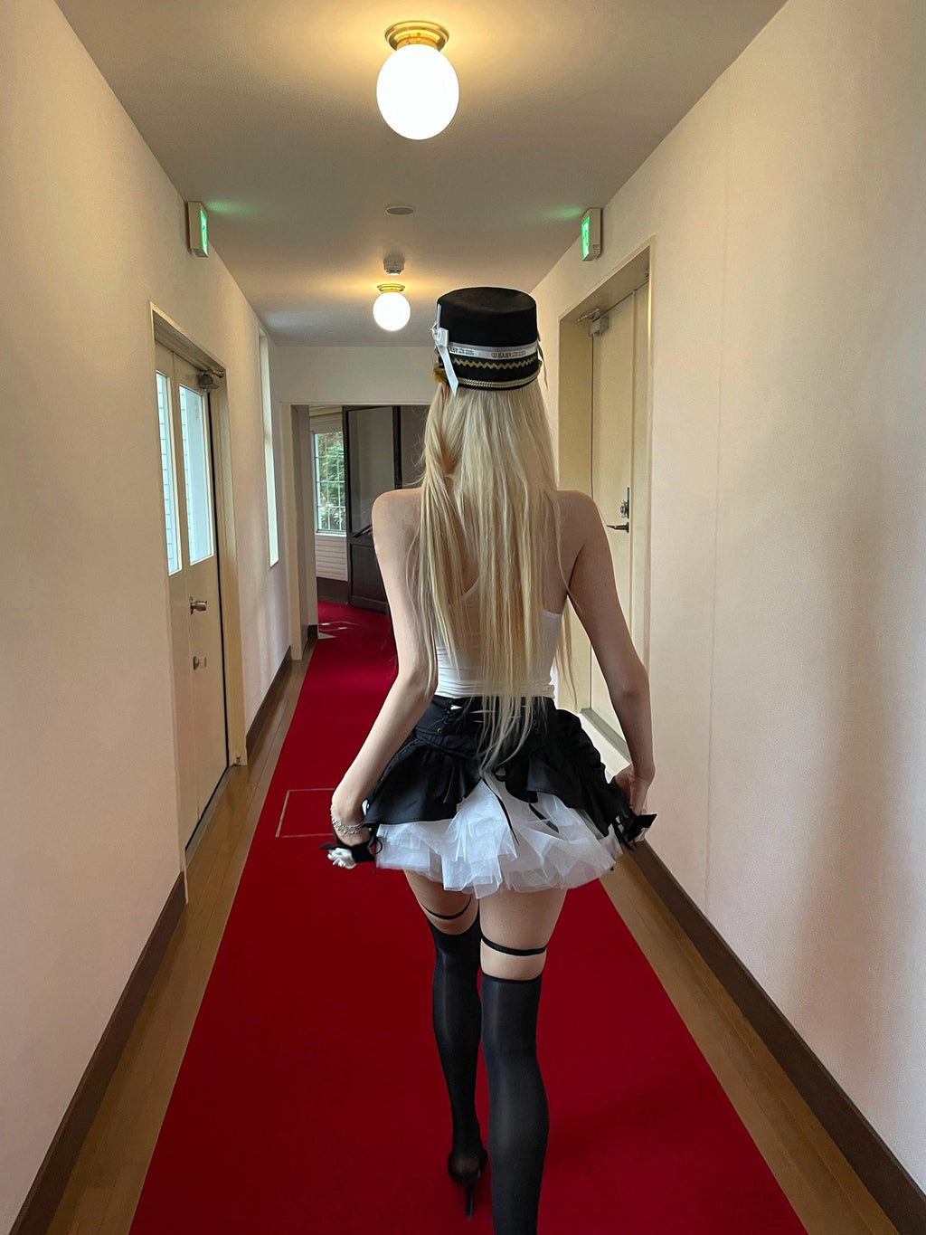 Rase le sol Layered Cake Tiered Mesh Spliced Puff Women's Tulle Mini Skirts