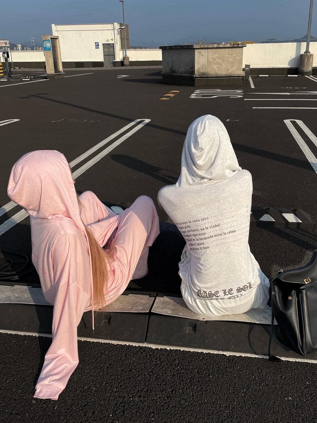 Rase le sol Lounge Relaxed Hooded Sweatshirt And Casual Pants Women's Tracksuit Sets
