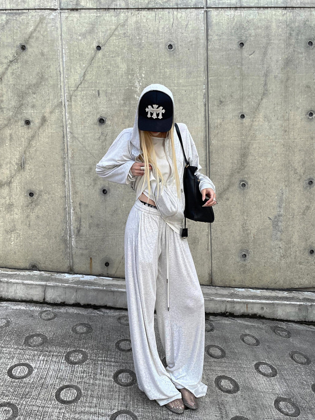 Rase le sol Lounge Relaxed Hooded Sweatshirt And Casual Pants Women's Tracksuit Sets