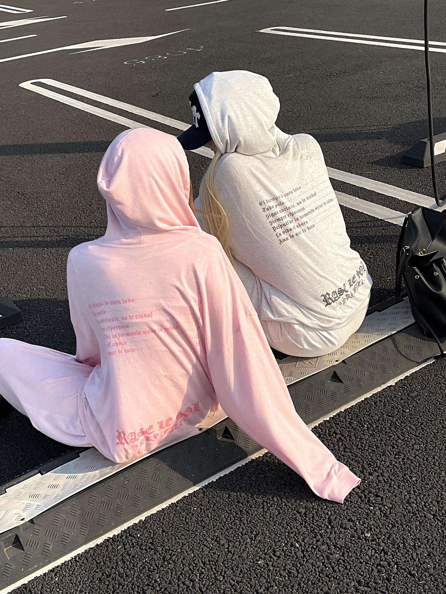 Rase le sol Lounge Relaxed Hooded Sweatshirt And Casual Pants Women's Tracksuit Sets