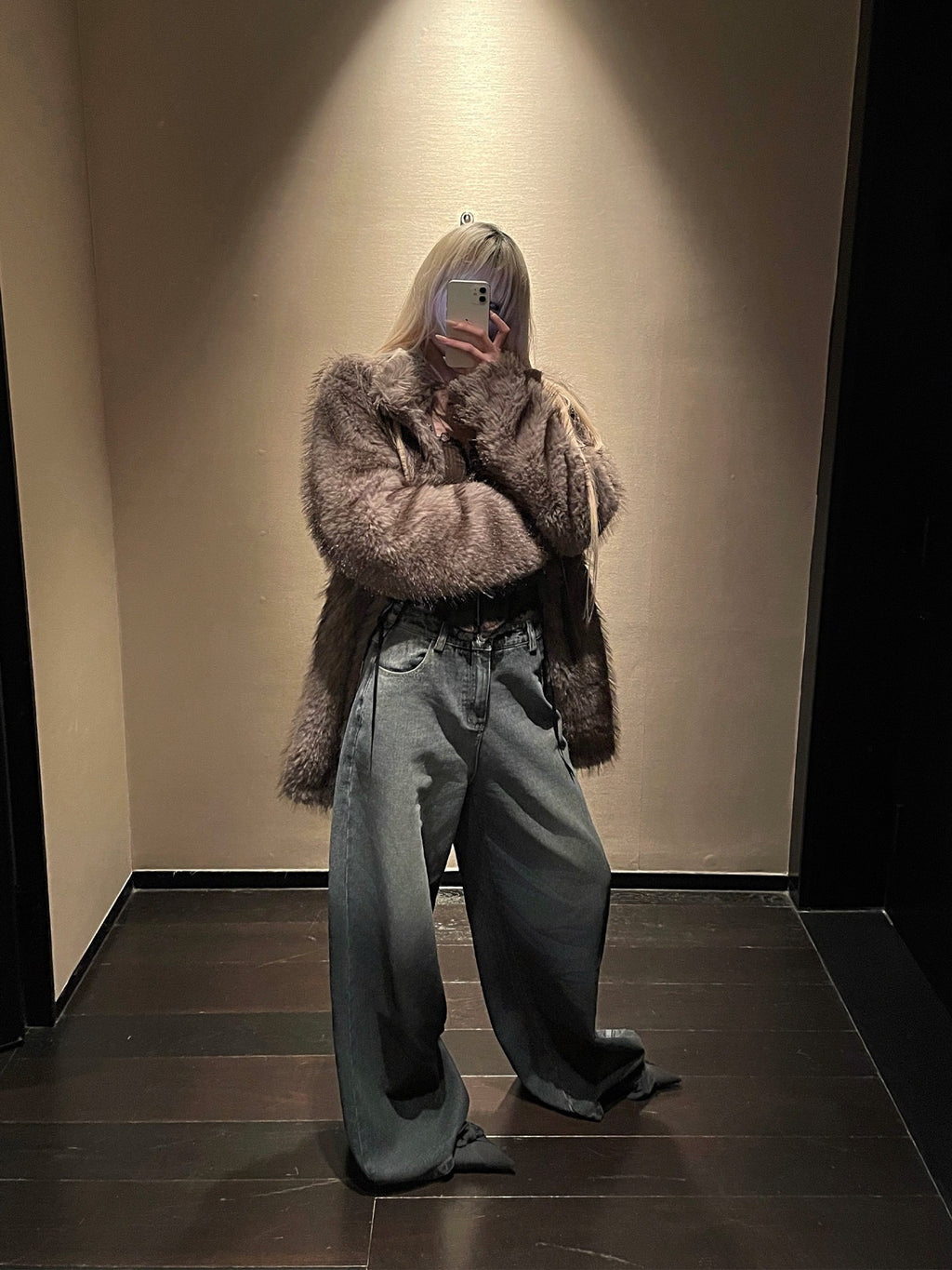 Rase_le_sol_Mocha_Oversized_Mid_Length_Faux_Shearling_Women's_Faux_Fur_Coats_991451597460_MISSTT