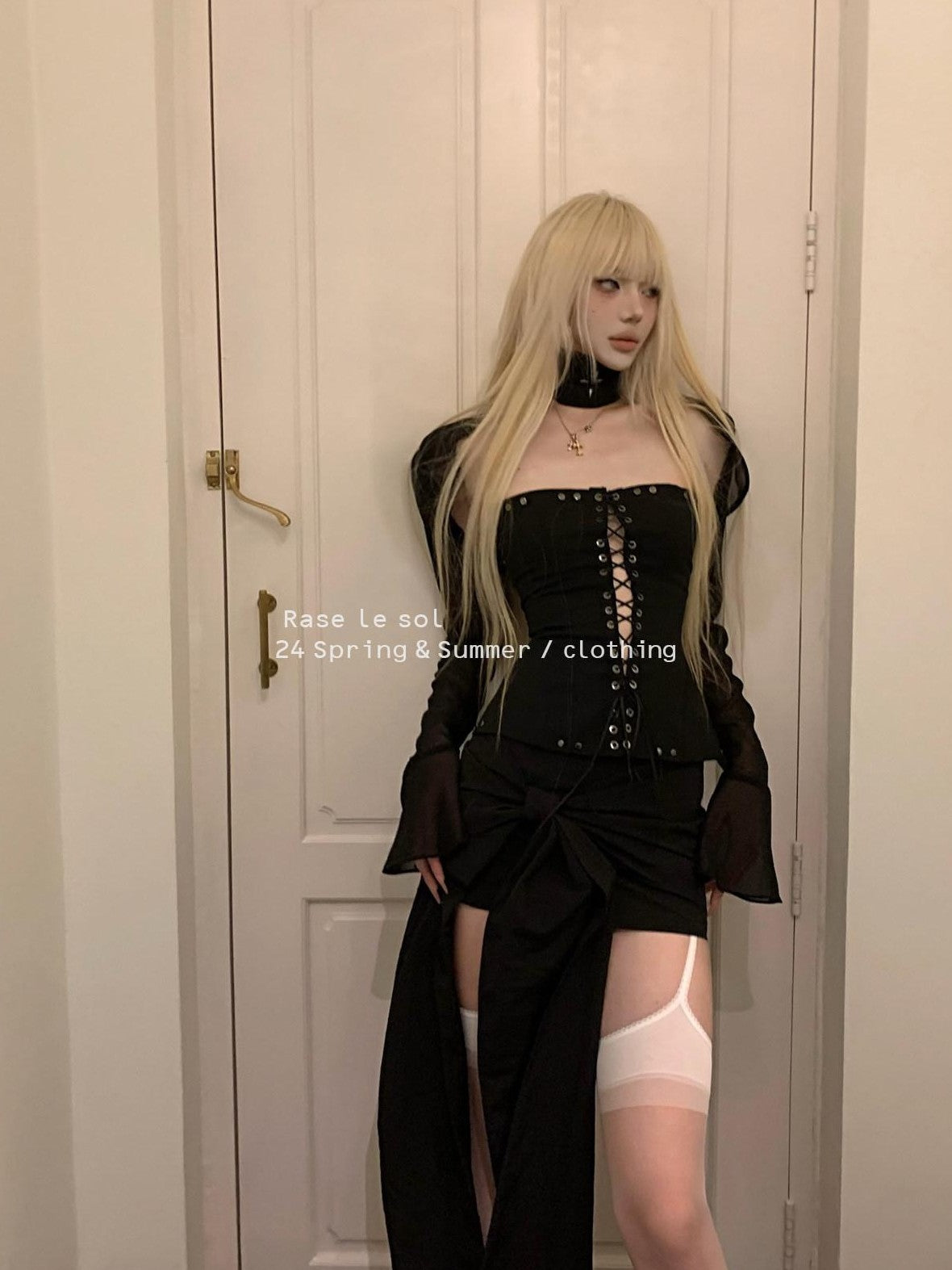 Rase le sol Red Bow Knot Mini Hip Hugging Women's Stretch High Waist Bodycon Skirts