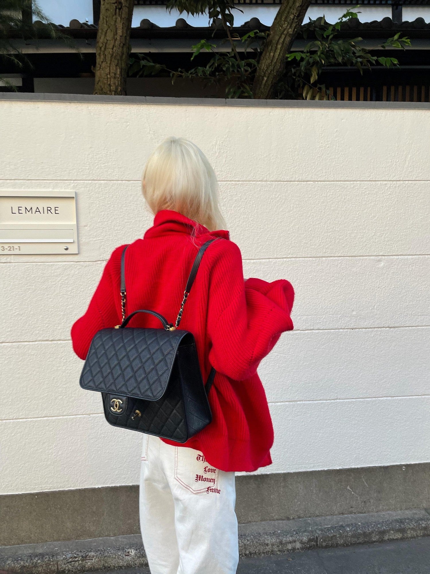 Rase le sol Red Zipper Oversized Women's Knitted Sweater Loose Fit Cardigans