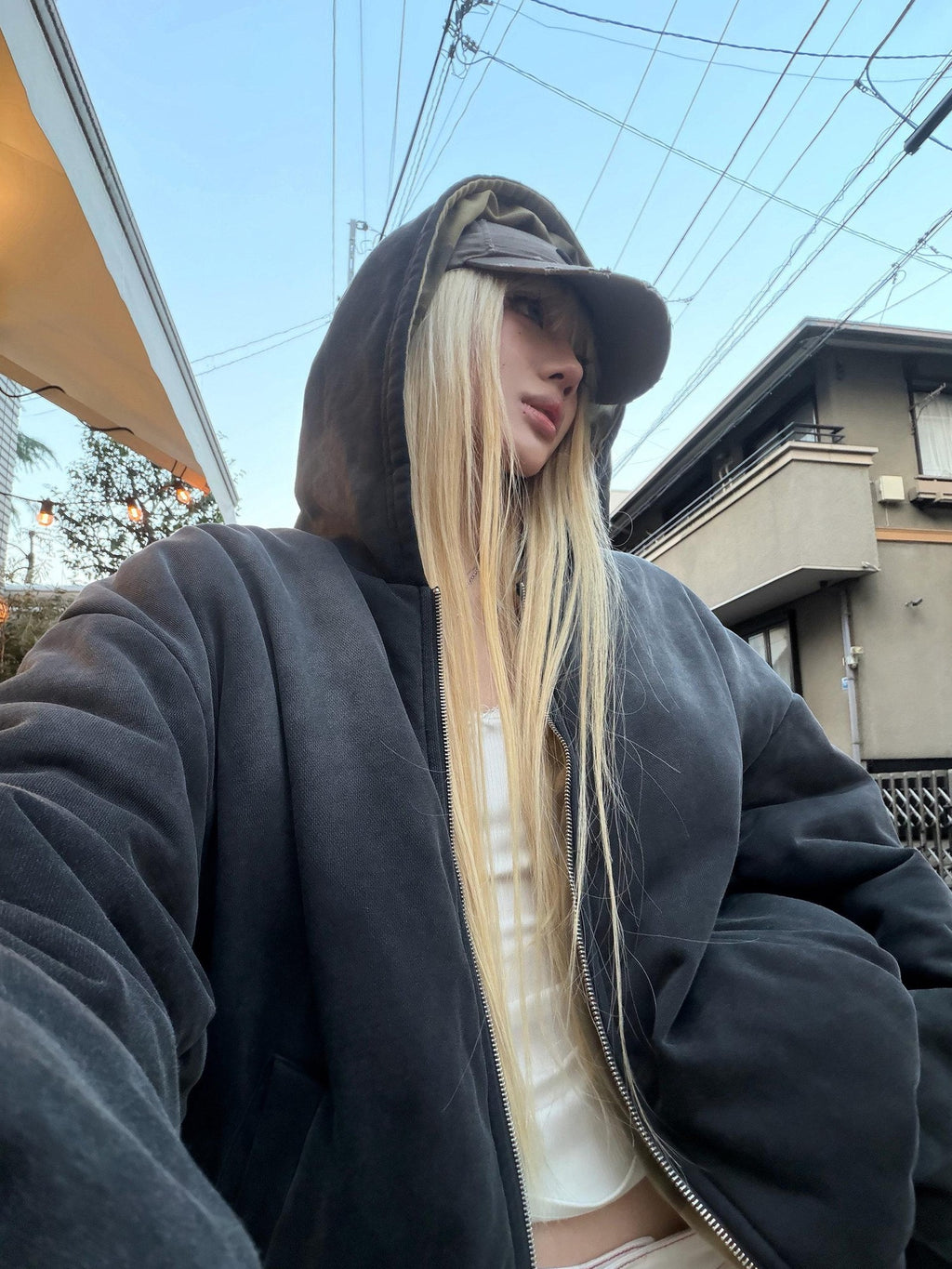 Rase le sol Reversible Camouflage Windproof Insulated Women's Cotton Padded Puffer Jackets