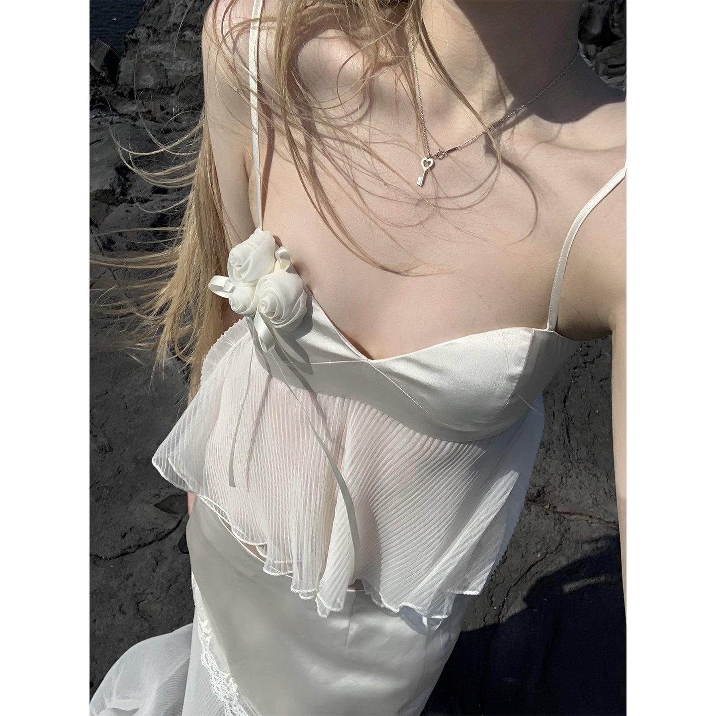 Rase_le_sol_Rose_Floral_Strappy_Camisole_And_Skirt_Women's_Matching_Skirt_Sets_1053333561410_MISSTT