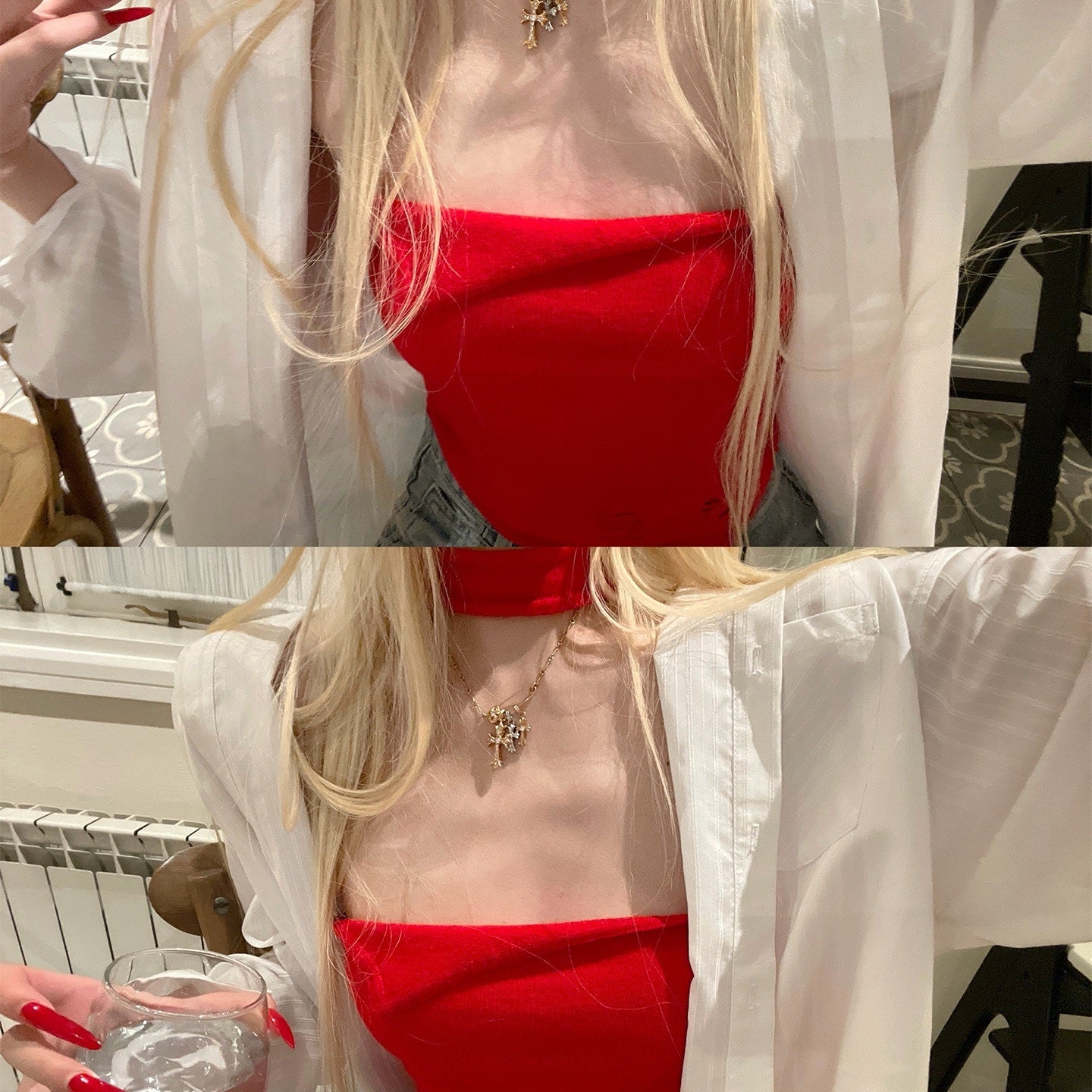 Rase_le_sol_Sexy_Crimson_Red_Rolled_Edge_Distressed_Women's_Polyester_Tube_Tops_1015285320158_MISSTT
