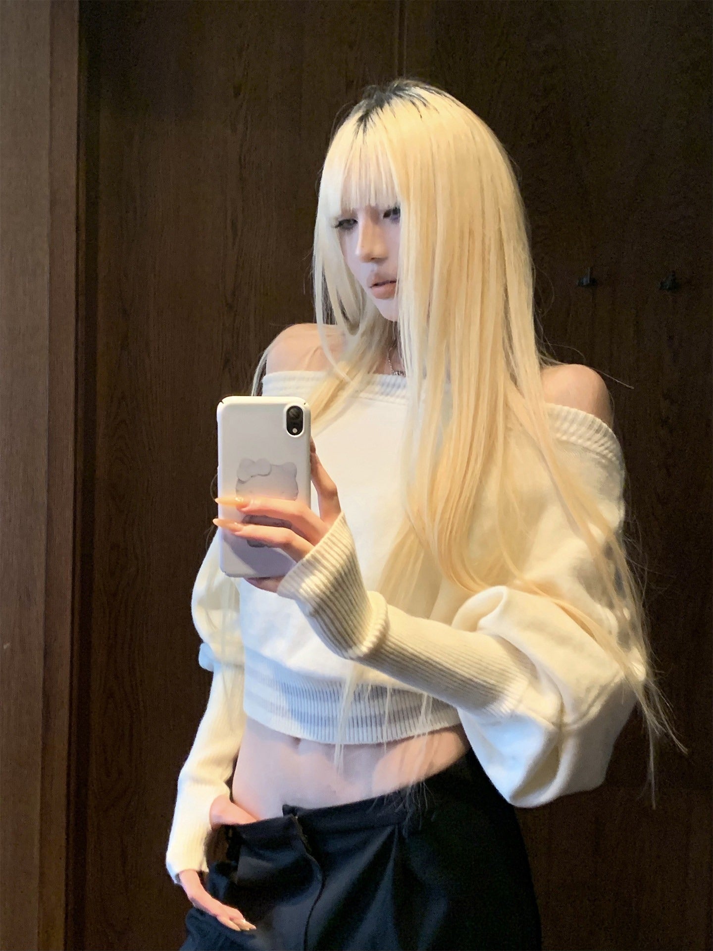 Rase_le_sol_Soft_Cloudlike_Cropped_Relaxed_Women's_Cloud_Knit_Pullover_Off-shoulder_Sweaters_965583082435_MISSTT