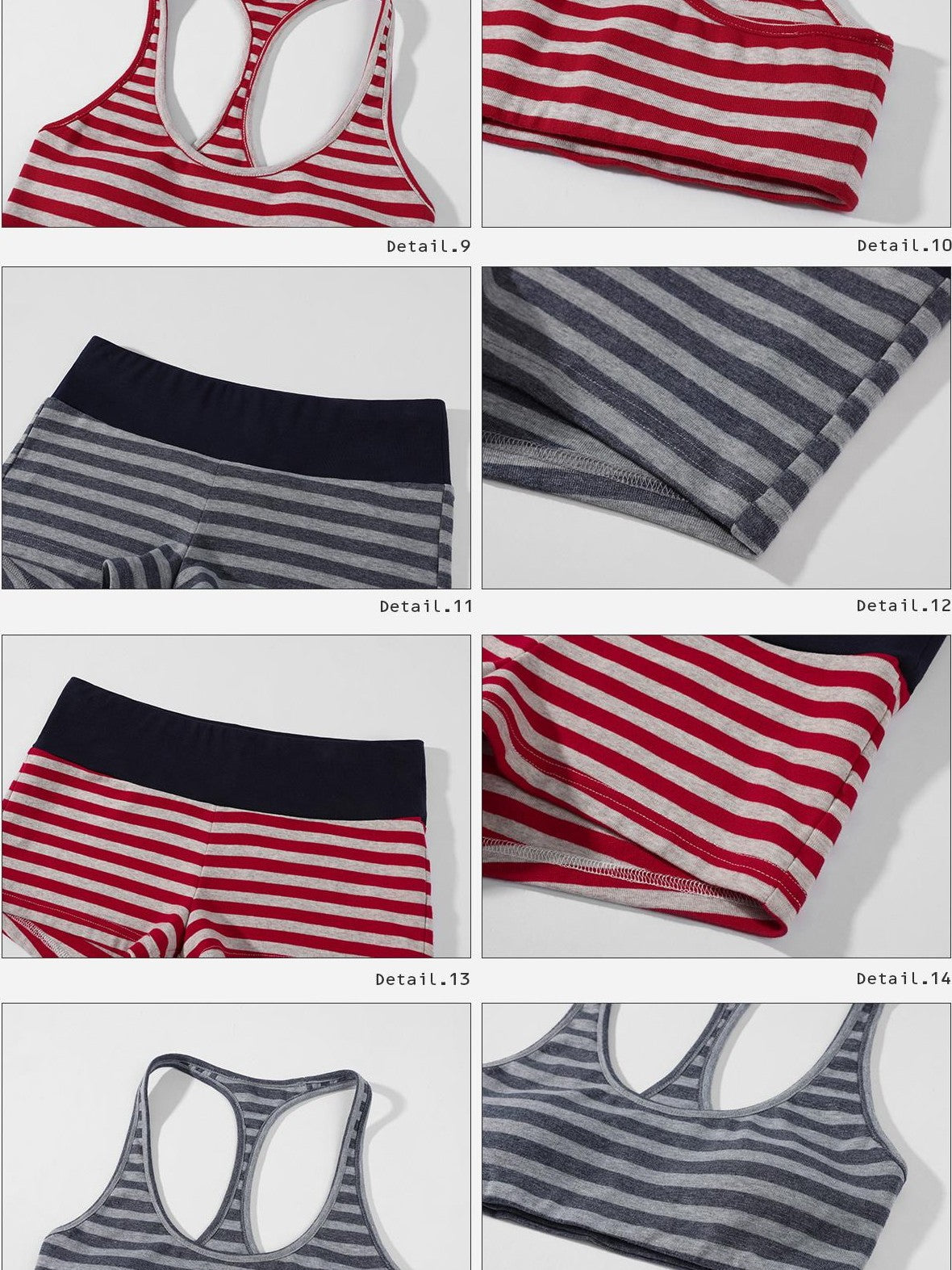 Rase le sol Striped Layered Henley Neck Slim Fit Women's Knit Casual Top & Shorts Sets