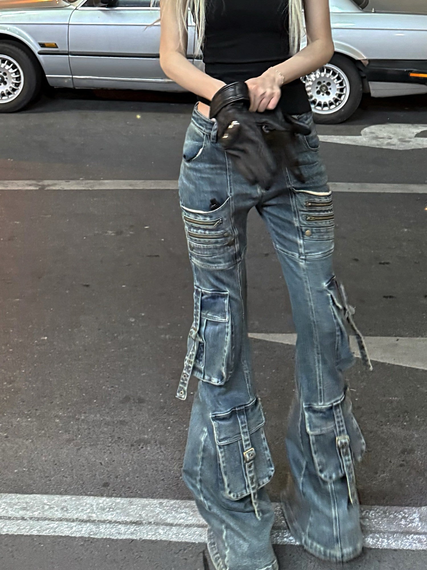Rase_le_sol_Vintage_Multi_Pocket_Low_Rise_Cargo_Women's_Denim_Bootcut_Jeans_870726449146_MISSTT