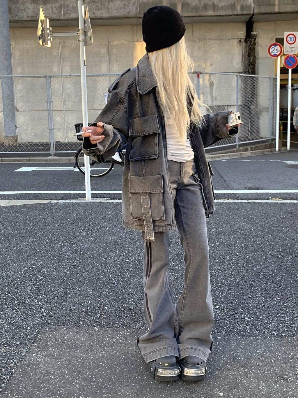 Rase_le_sol_Washed_Gray_Workwear_Cargo_Oversized_Boxy_Women's_Denim_Jackets_860335504703_MISSTT