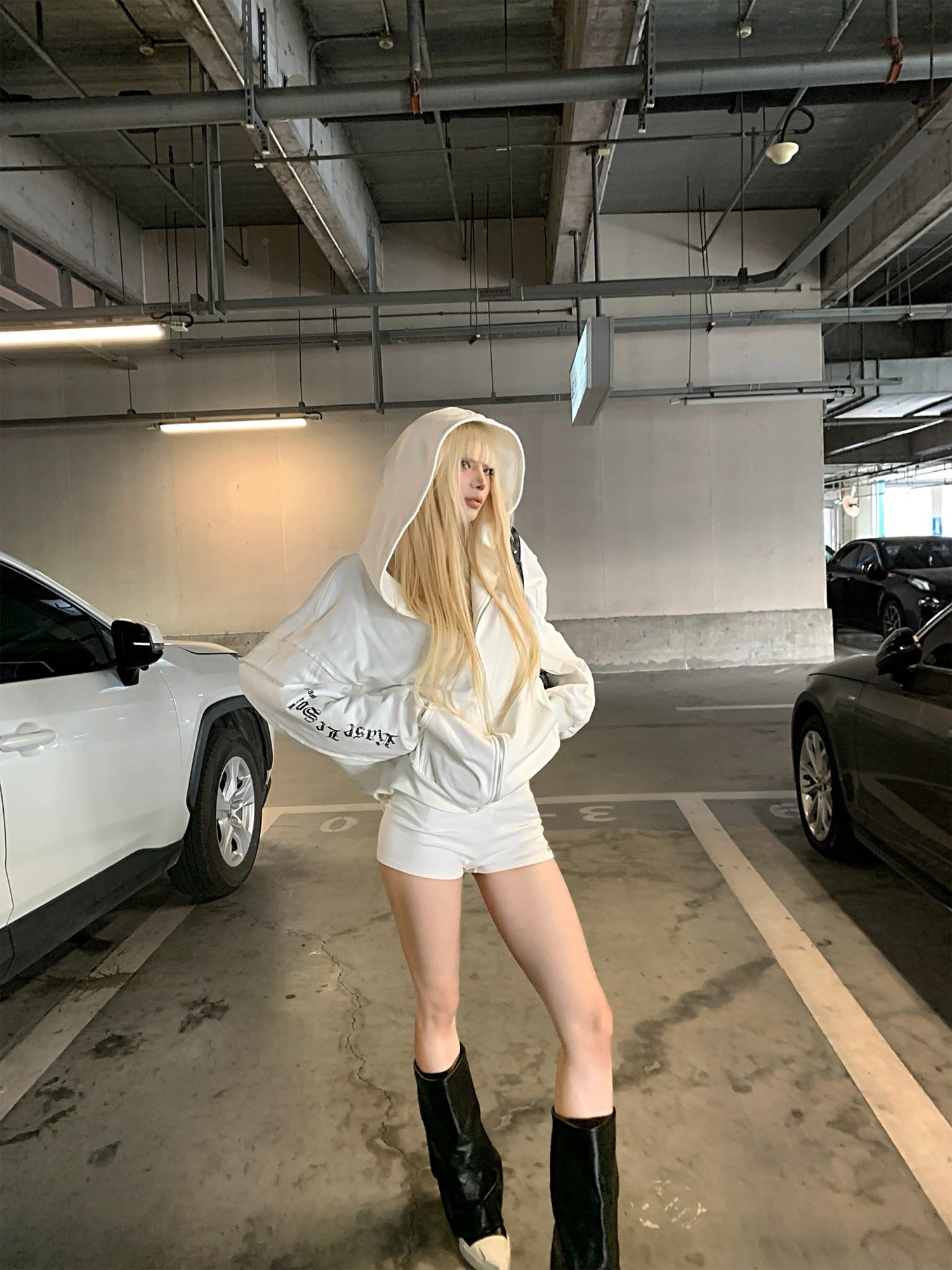 Rase_le_sol_White_Oversized_Loose_Open_Front_American_Streetwear_Women's_Zip-up_Hoodies_829439455786_MISSTT