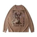 RebelSeed_Aged_Brown_Heat_Transfer_Print_Drop_Shoulder_Women's_Cotton_Long_Sleeve_T-shirts_734363386189_MISSTT