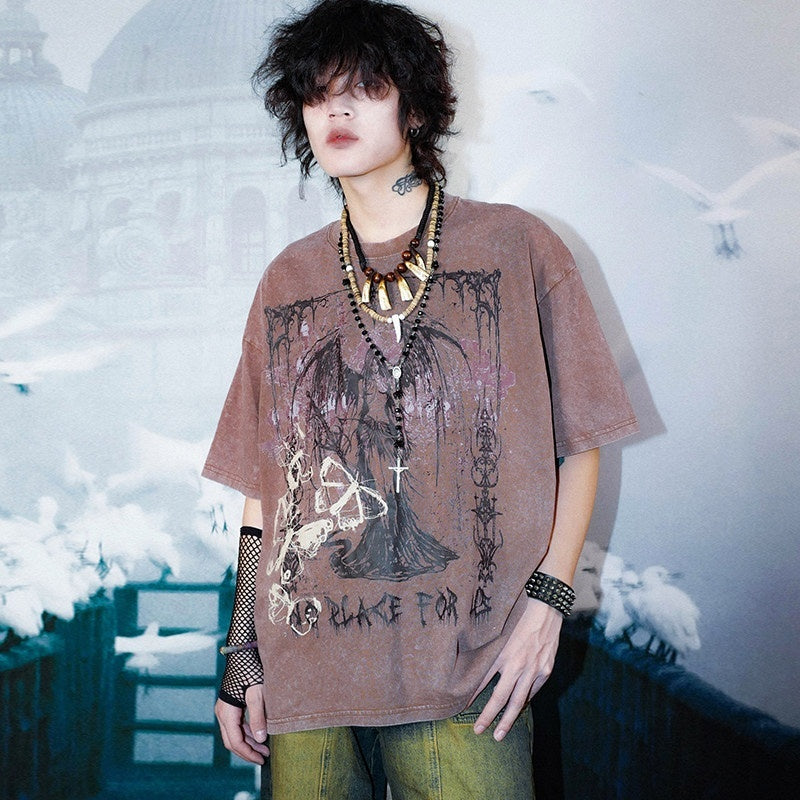 RebelSeed_Aged_Brown_Heat_Transfer_Print_Drop_Shoulder_Women's_Cotton_Long_Sleeve_T-shirts_734363386189_MISSTT