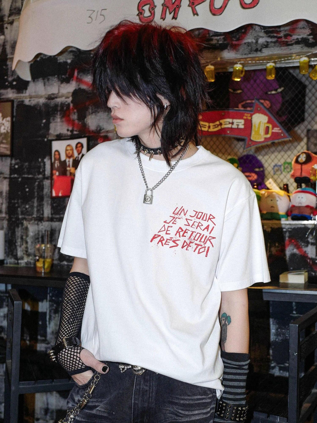 RebelSeed Black White Animal Heat Press Print Women's Cotton Short Sleeve T-shirts