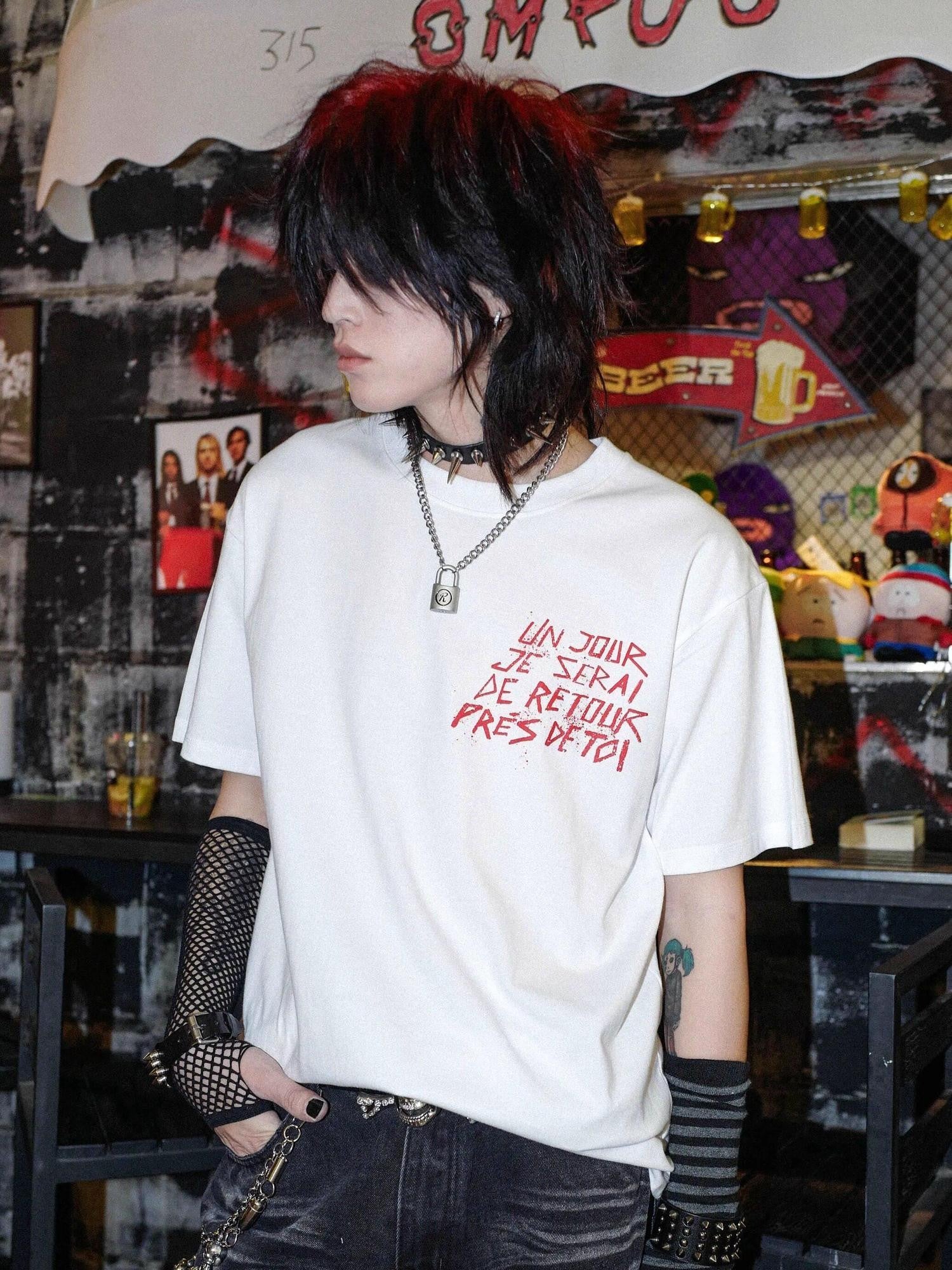 RebelSeed Black White Animal Heat Press Print Women's Cotton Short Sleeve T-shirts