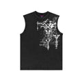 RebelSeed_Dark_Gothic_Geometric_Distressed_Print_Women's_Pure_Cotton_Tank_Tops_812587282391_MISSTT
