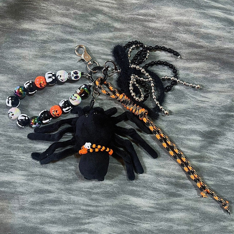 RebelSeed_Dark_Gothic_Punk_Rock_Rabbit_Spider_Chain_Charm_Women's_Keychains_845038785293_MISSTT