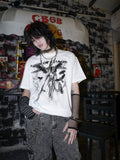 RebelSeed_Dark_Knight_Punk_Character_Print_Women's_Cotton_Short_Sleeve_T-shirts_904728961230_MISSTT