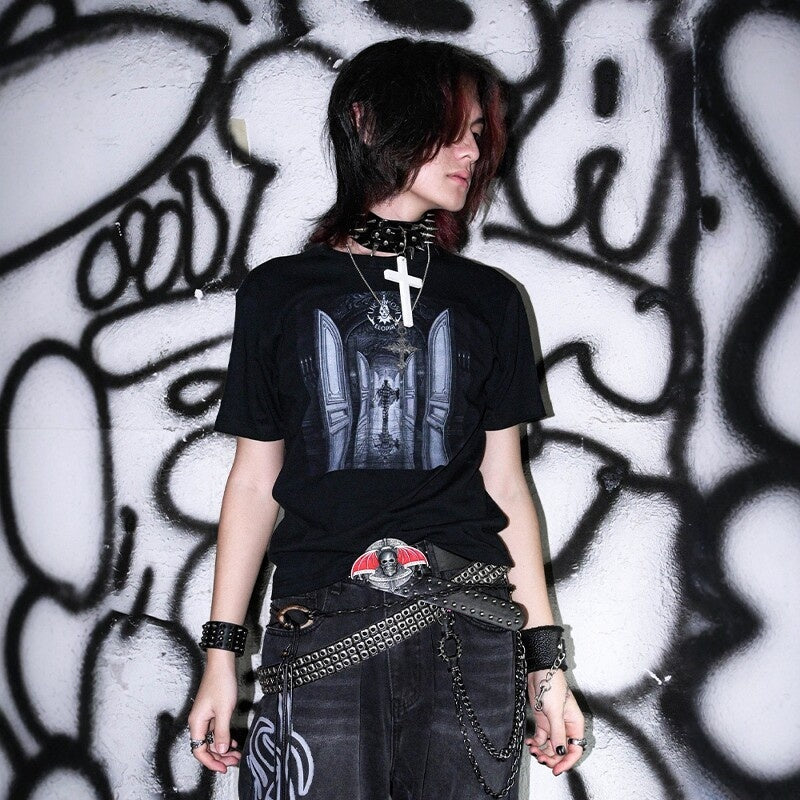 RebelSeed_Dark_Punk_Heat_Transfer_Print_Slim_Women's_Cotton_Short_Sleeve_T-shirts_969510990902_MISSTT