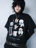 RebelSeed_Loose_Dog_Punk_Animal_Print_Heat_Transfer_Women's_Cotton_Short_Sleeve_T-shirts_885421450808_MISSTT