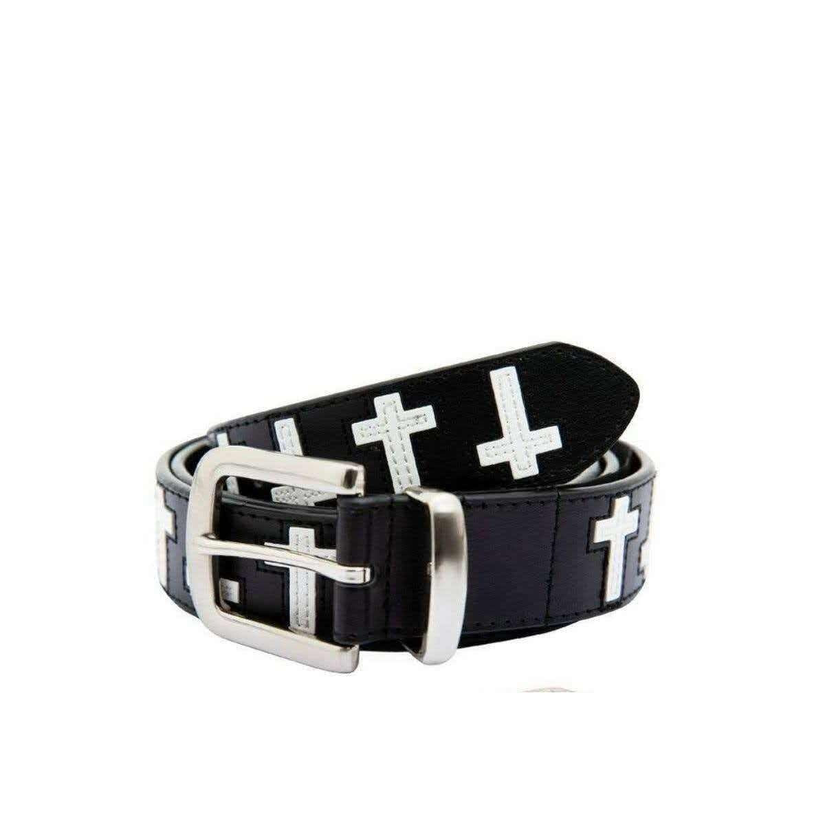 RebelSeed_Punk_Rock_Studded_Rhinestone_Embossed_Metal_Buckle_Women's_Pu_Belts_1051839934275_MISSTT