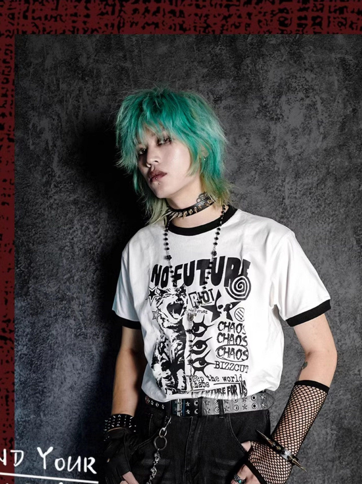 RebelSeed Rock Cat Contrast Color Print Heat Transfer Women's Cotton Short Sleeve T-shirts