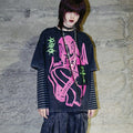 RebelSeed_Skull_Demon_Print_Applique_Distressed_Women's_Cotton_Blend_Long_Sleeve_T-shirts_741870836084_MISSTT