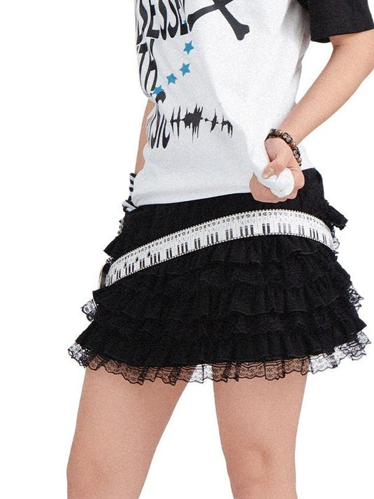 RebelSeed Skull Print Heat Transfer Raglan Loose Women's Cotton Short Sleeve T-shirts