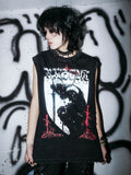 RebelSeed_Washed_Black_Gothic_Knight_Print_H_Silhouette_Women's_Cotton_Tank_Tops_1039264706688_MISSTT