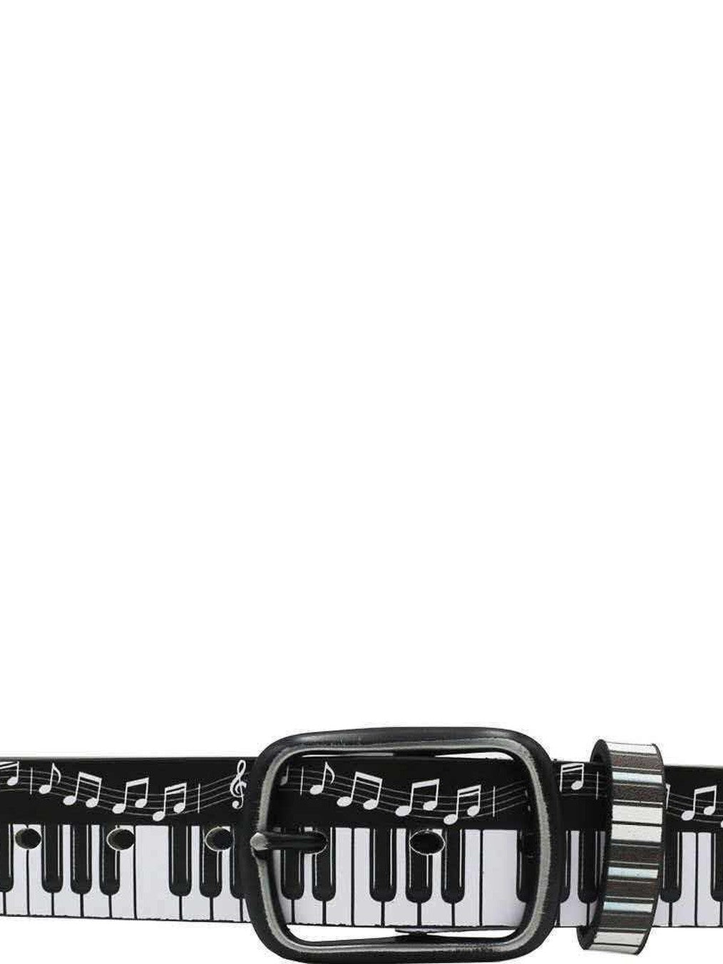 RebelSeed Y2k Punk Dark Printed Subculture Rock Women's Pu Metal Buckle Belts