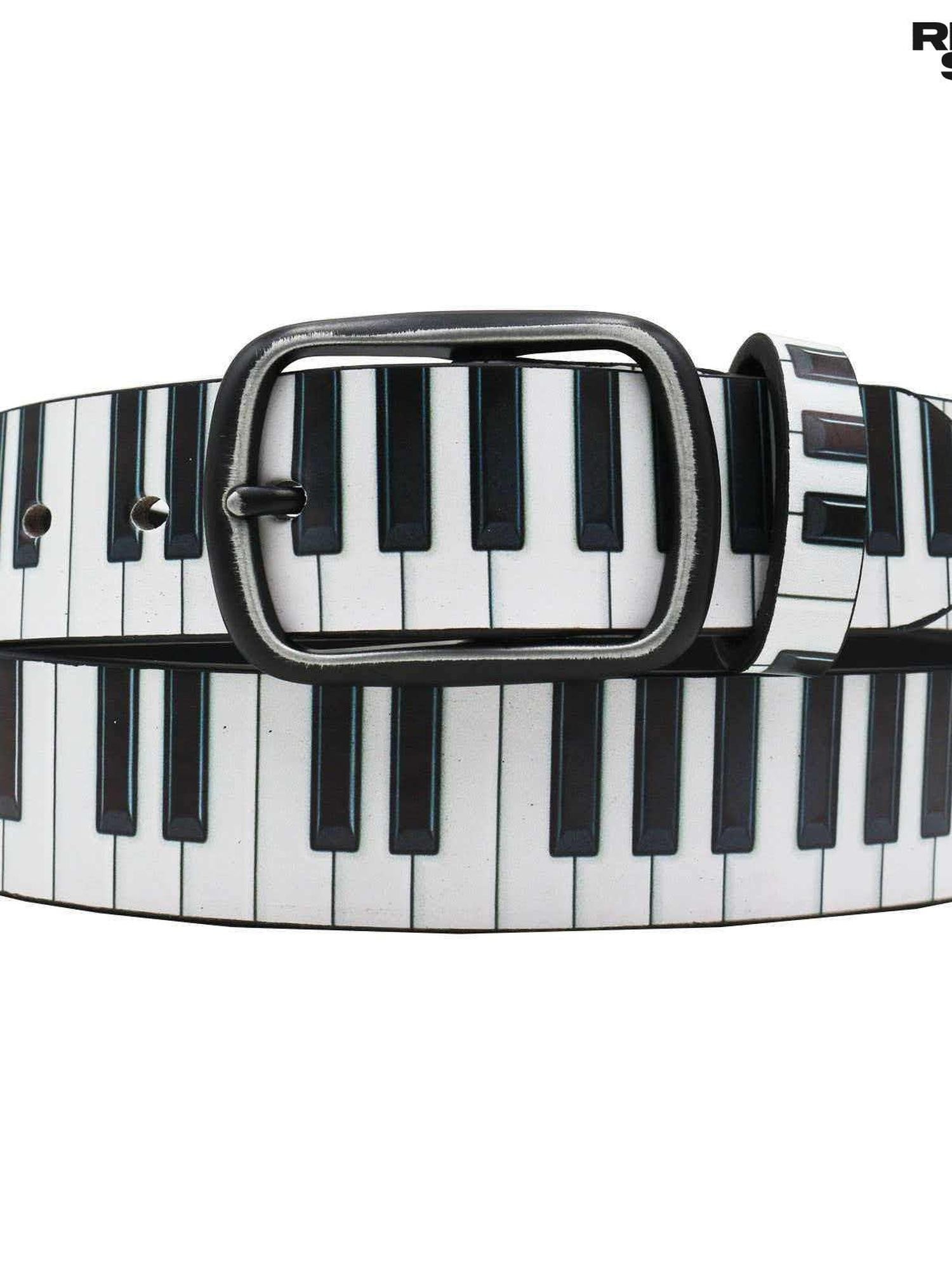 RebelSeed Y2k Punk Dark Rock Subculture Printed Versatile Women's Pu Belts