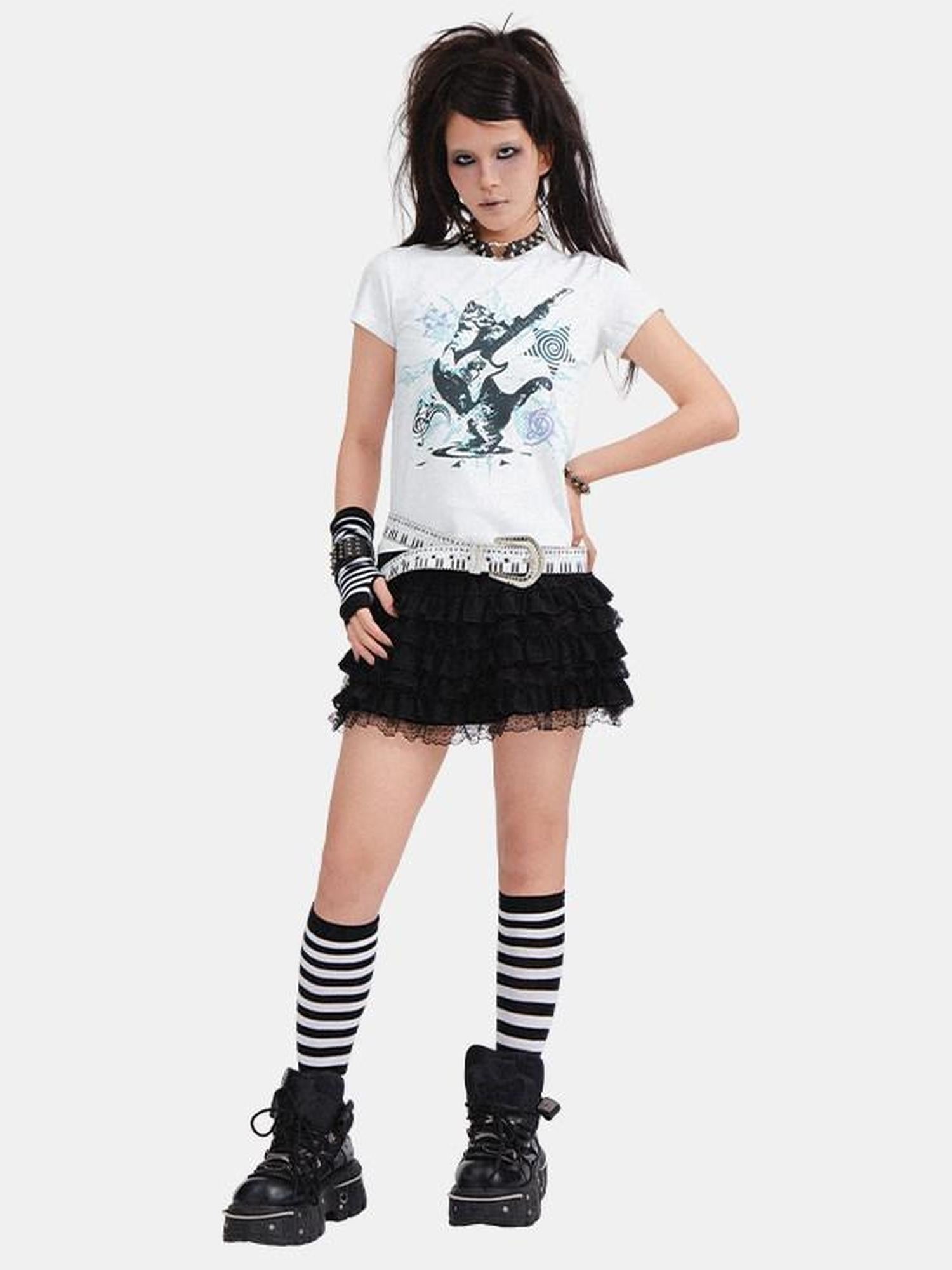 RebelSeed Y2k Punk Rhinestone Rivet Studded Women's Pu Smooth Metal Pin Buckle Belts