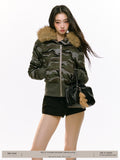 RedBling_Fleece_Collar_Hooded_Waist_Cinched_Zipper_Pockets_Women's_Cropped_Jackets_848632650425_MISSTT