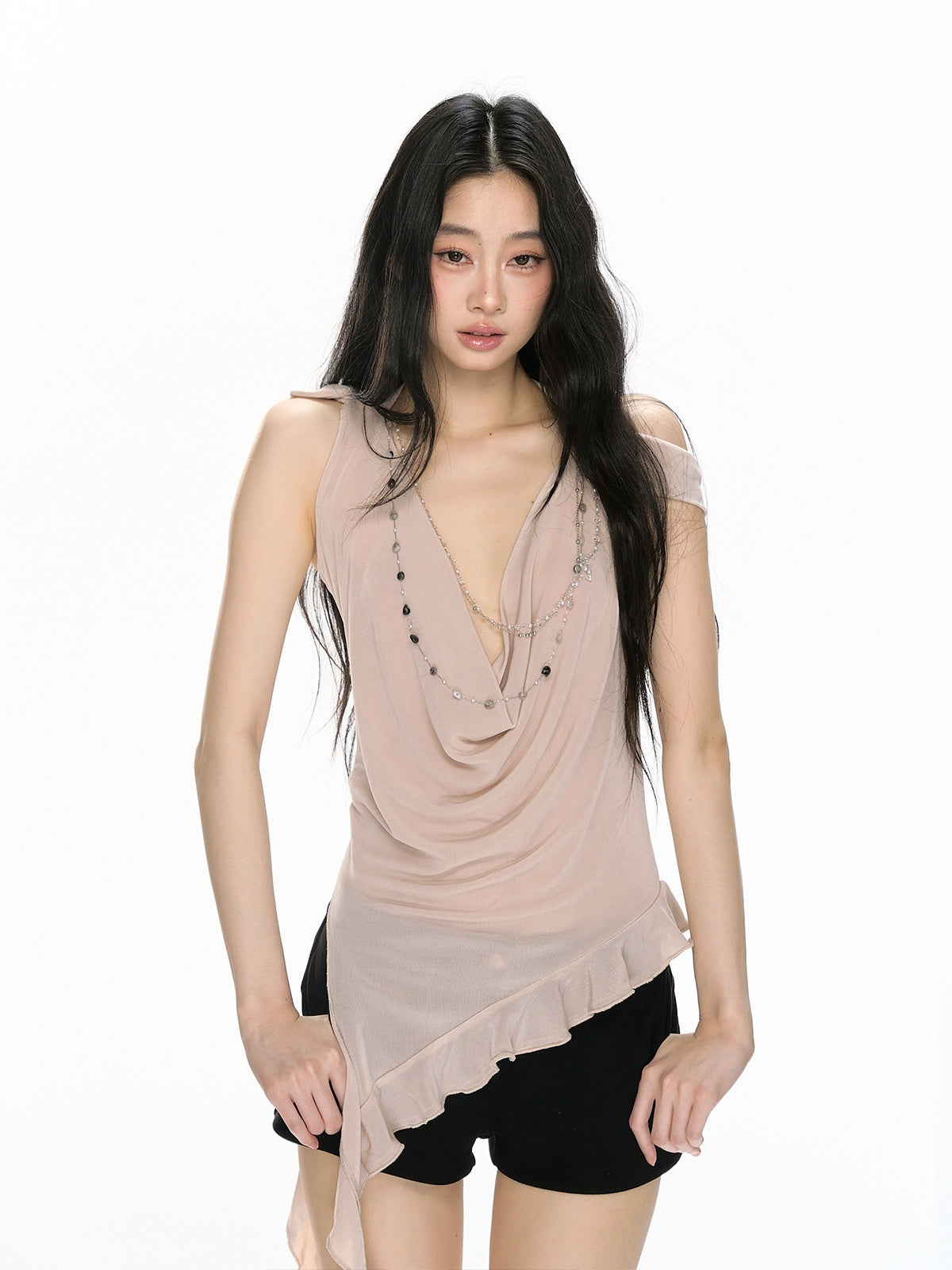 RedBling_Sheer_Backless_Draped_Original_Design_Women's_Mesh_Halter_Tops_895289188957_MISSTT