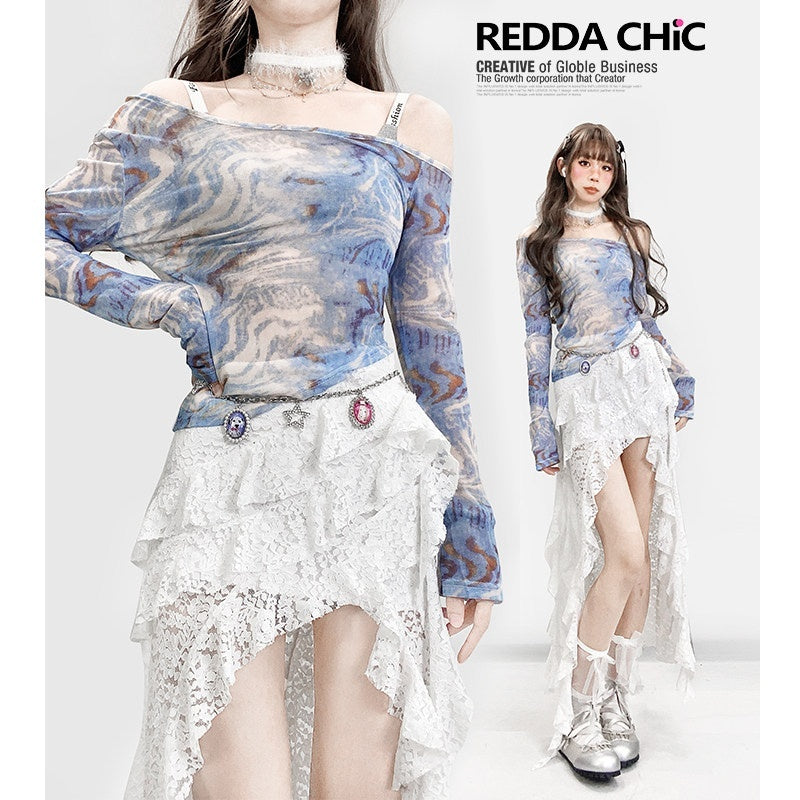 ReddaChic_Blue_Cross_Print_Slim_Fit_Sexy_Girl_Style_One_Size_Leg_Warmers_MISSTT
