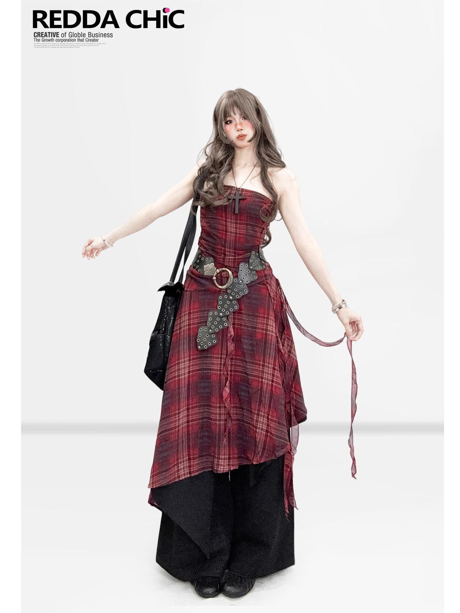 ReddaChic Chiffon Ruffle Casual Strapless Look Women Citywalk Short Sleeve T-Shirts