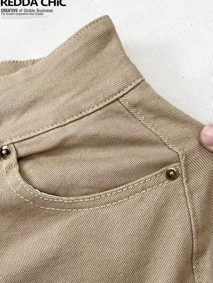 ReddaChic Cinched Waist Wasteland Sleeveless Light Brown Inner Shorts Maxi Skirts