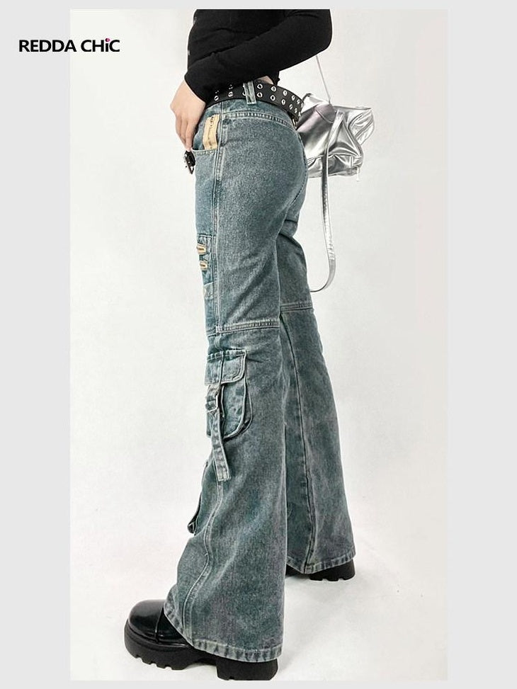 ReddaChic Classic Blue Denim Natural Waist Slim Fit Women S M L Xl Camisoles