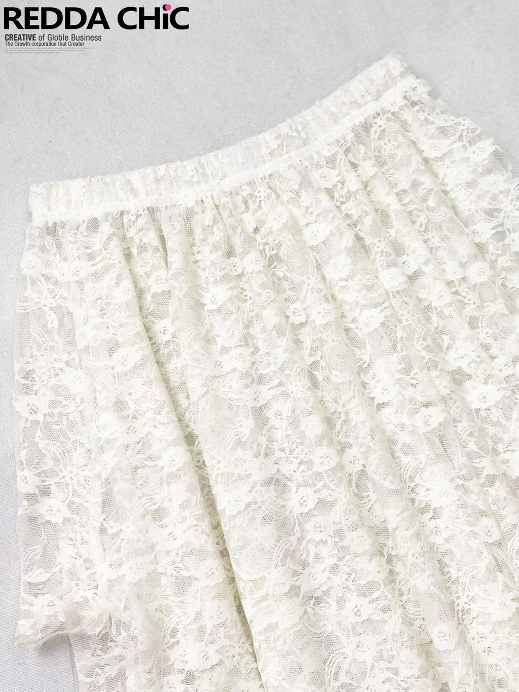 ReddaChic Delicate Lace Asymmetric A Line High Waist Women Elegant Camisoles