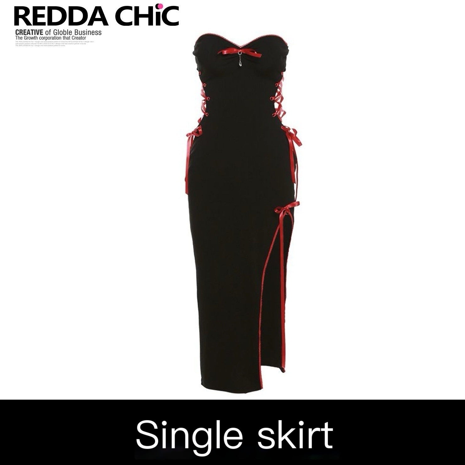 ReddaChic_Edgy_Gothic_Colorblock_Slim_Fit_Casual_Women_3Pc_Set_Short_Sleeve_T-Shirts_MISSTT