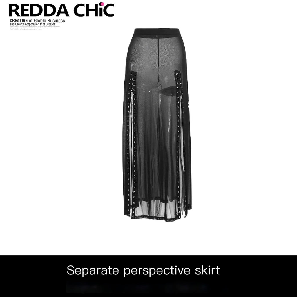 ReddaChic_Edgy_Gothic_Colorblock_Slim_Fit_Casual_Women_3Pc_Set_Short_Sleeve_T-Shirts_MISSTT
