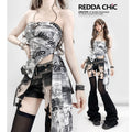 ReddaChic_Edgy_Letter_Print_Suspender_Short_Street_Style_Women_Black_Midi_Skirts_MISSTT