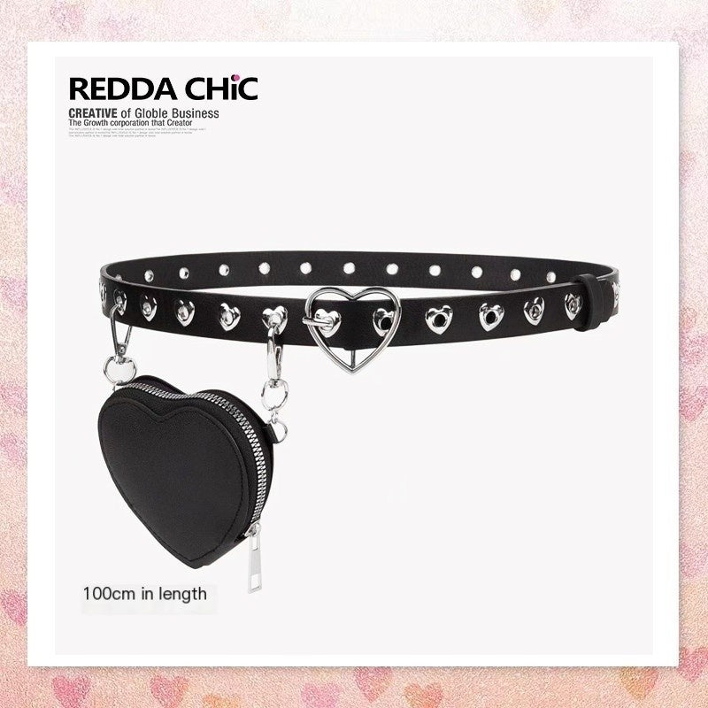 ReddaChic_Edgy_Studded_Pu_Belted_Waist_Alloy_Buckle_Young_Women_Slim_Fit_Black_Tank_Tops_MISSTT