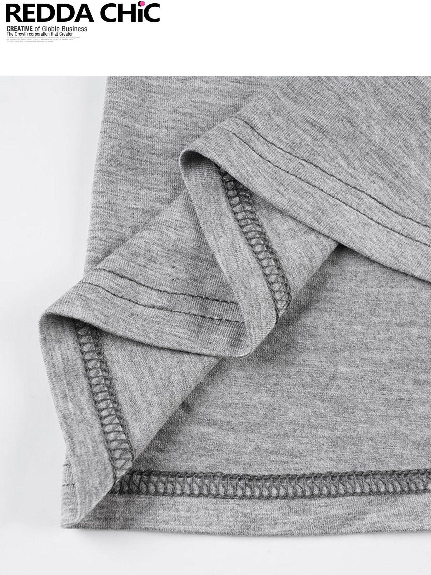 ReddaChic Flattering Low Waist A Line Patchwork Loose Fit Women Gray S M L Mini Skirts
