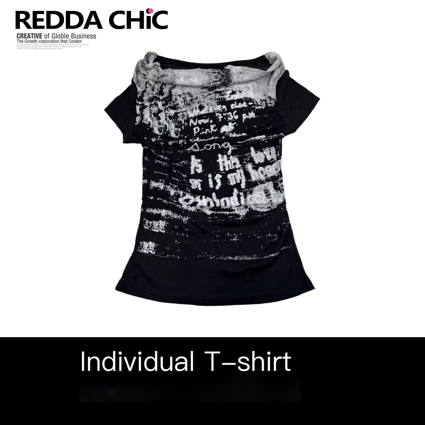 ReddaChic_Flirty_Gothic_Mesh_Bodycon_For_Women_Printed_Letter_Black_Mini_Skirts_MISSTT